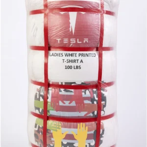 Ladies White Printed T-shirt A